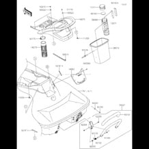 Hull Rear Fittings pour Kawasaki 2020 JET SKI® STX®160