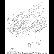 GRAPHICS pour Yamaha 1998 WaveRunner WAVE RUNNER XL760 - XL760W - 1998