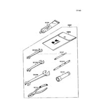 Owner's Tools pour Kawasaki 1990 TS