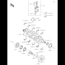 Crankshaft pour Kawasaki 2020 JET SKI® STX®160X