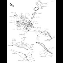 Hull Middle Fittings pour Kawasaki 2020 JET SKI® STX®160X