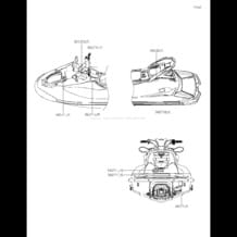 Labels pour Kawasaki 2020 JET SKI® STX®160X