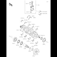 Crankshaft pour Kawasaki 2020 JET SKI® SX-R®