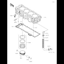 Cylinder Piston(s) pour Kawasaki 2020 JET SKI® ULTRA® 310LX