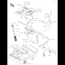 Hull Rear Fittings pour Kawasaki 2020 JET SKI® ULTRA® 310LX