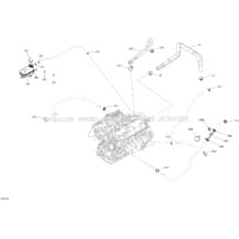 01- Cooling System pour Sea-Doo 2020 001 - FISH PRO 170, 2020