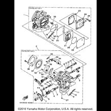 CARBURETOR pour Yamaha 1998 WaveRunner WAVEVENTURE 700 (WVT700W) 1998