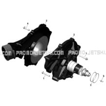 01- Engine - Supercharger -  1630 SCIC pour Seadoo 2020 002 - WAKE PRO 230, 2020