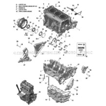 01- Crankcase  - 903 pour Seadoo 2020 003 - Spark TRIXX, 2020