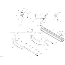 01- Cooling System pour Sea-Doo 2020 002 - Spark 900 HO ACE, 2020