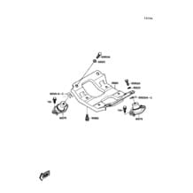 Engine Mount pour Kawasaki 1990 X2