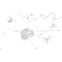 01- Cooling System pour Seadoo 2020 001 - RXT 300, 2020