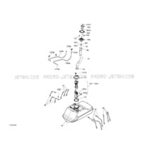 02- Fuel System pour Sea-Doo 2020 003 - GTX 300, 2020