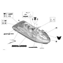 09- Decals pour Sea-Doo 2020 003 - GTX 300, 2020
