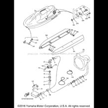 HULL DECK pour Yamaha 1998 WaveRunner WAVEVENTURE 700 - WVT700W - 1998