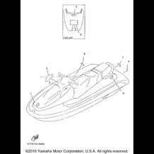 IMPORTANT LABELS pour Yamaha 1998 WaveRunner WAVEVENTURE 700 (WVT700W) 1998