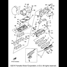 INTAKE pour Yamaha 1998 WaveRunner WAVEVENTURE 700 - WVT700W - 1998