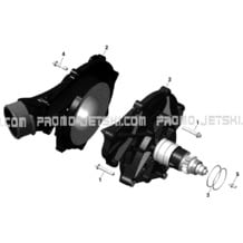 01- Engine - Supercharger -  1630 SCIC pour Seadoo 2020 001 - GTR 230, 2020