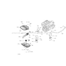 01- Engine pour Sea-Doo 2020 005 - GTI 130 PRO (Rental), 2020