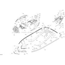 09- Body pour Seadoo 2020 005 - GTI 130 PRO (Rental), 2020