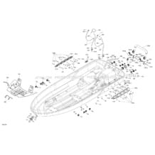 09- Hull pour Sea-Doo 2020 005 - GTI 130 PRO (Rental), 2020