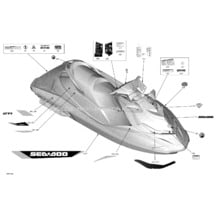 09- Decals pour Seadoo 2020 005 - GTI 130 PRO (Rental), 2020