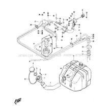 FUEL TANK ('79-'81 A3/A4/A4A/A5) pour Kawasaki 1980 JS440