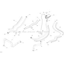 01- Cooling System pour Seadoo 2020 003 - GTI SE 130, 2020