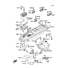 Hull Fittings pour Kawasaki 1990 X2