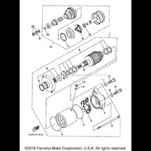 STARTING MOTOR pour Yamaha 1998 WaveRunner WAVEVENTURE 700 - WVT700W - 1998