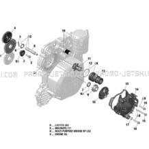 01- Engine Cooling  - 903 pour Seadoo 2020 001 - GTI 90, 2020