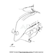 CONTROL CABLE pour Yamaha 2018 WaveRunner SJ700B-T - 2018