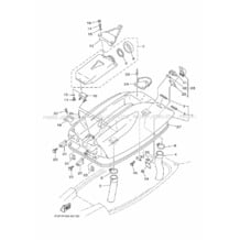 ENGINE HATCH pour Yamaha 2018 WaveRunner SJ700B-T - 2018