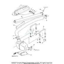 EXHAUST 2 pour Yamaha 2018 WaveRunner SJ700B-T - 2018