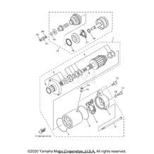 STARTING MOTOR pour Yamaha 2018 WaveRunner SJ700B-T - 2018