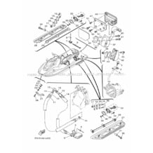 HULL & DECK pour Yamaha 2019 WaveRunner EX DELUXE - EX1050AU - 2019