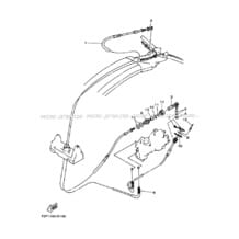 CONTROL CABLE pour Yamaha 2019 WaveRunner SUPER JET - SJ700B-U - 2019