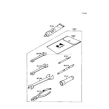 Owner's Tools pour Kawasaki 1990 X2