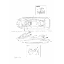 IMPORTANT LABELS pour Yamaha 2019 WaveRunner VX - VX1050CU - 2019