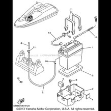 ELECTRICAL 2 pour Yamaha 1999 WaveRunner SUPER JET - SJ700AX - 1999