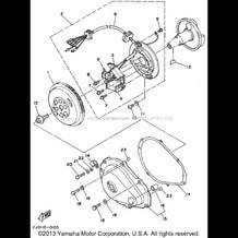 GENERATOR pour Yamaha 1990 WaveRunner WAVE RUNNER III 650 (WRA650D) 1990