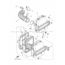 INTAKE 2 pour Yamaha 2019 WaveRunner VX CRUISER HO - VC1800U - 2019