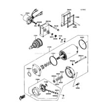 Starter Motor pour Kawasaki 1990 X2