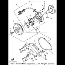 GENERATOR pour Yamaha 1999 WaveRunner SUPER JET - SJ700AX - 1999