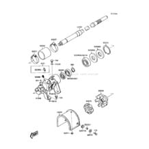 Drive Shaft(JS300-A2/A3/A4/A5) pour Kawasaki 1991 300 SX