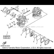 REPAIR KIT 2 pour Yamaha 1999 WaveRunner SUPER JET 700 (SJ700AX) 1999