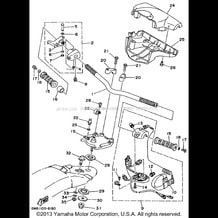 STEERING 1 pour Yamaha 1999 WaveRunner SUPER JET - SJ700AX - 1999