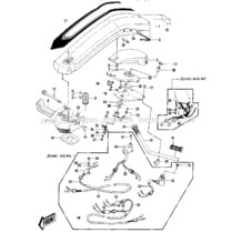 HANDLE POLE/SWITCHES ('79-'81 A3/A4/A4A/ pour Kawasaki 1980 JS440