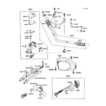 Handlebar(JS300-A5) pour Kawasaki 1991 300 SX