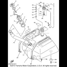 FUEL TANK pour Yamaha 1999 WaveRunner WAVE RUNNER GP1200 - GP1200X - 1999